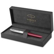 Caneta Tinteiro com Escrita Suave Ponta Média e Estojo, PARKER 2123496, Vermelho