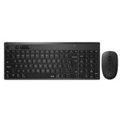 Combo Rapoo Teclado e Mouse sem Fio 2.4 ghz Black 5 Anos de Garantia Pilha Inclusa 8050T - RA003OUT [Reembalado] RA003VOUT