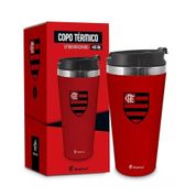 Copo Denver Flamengo Inox Vermelho 450ml