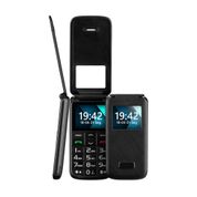 Celular Flip Vita Lite Dual Chip Rádio FM + MP3 + Bluetooth 2,1 Preto Multi - P9142OUT [Reembalado] P9142OUT