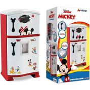 Brincadeira de Casinha - Refrigerador - Disney - Mickey Mouse - 51 Cm - Xalingo