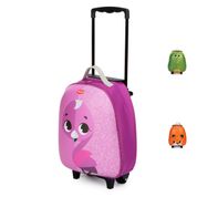 Mochila Mala Rodinhas Infantil Escola Viagem Passeio Safari Tiny Love Cor:Flamingo