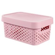 Cesto Organizador Modular Infinity 4.5 Litros Curver Pink Keter