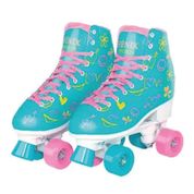 Patins Fenix 4 Rodas Roller Skate  Azul Tamanho 31 ao 34 Ajustável Fenix