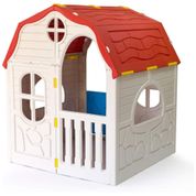 Casinha Infantil Interativa para Crianças de 2 a 6 Anos, Ram Quality Products, Branca