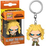 Chaveiro All Might (True Form) My Hero Academia Funko Pop Pocket Keychain