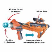 Lançador De Bolinhas Pow Pow Blaster 983 - Fenix Brinquedos