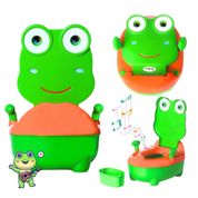 Troninho Penico Infantil Musical Sapinho Verde - Replay Kids