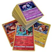 Combo 50 Cartas Pokémon + 2 Foil