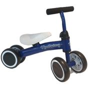 Bicicleta Infantil Equilíbrio Sem Pedal Andador 4 Rodas Azul