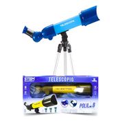 Telescópio Infantil Polilab Zoom 80x Polibrinq