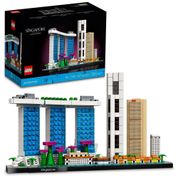 LEGO 6379807 Kit de Construção Arquitetura de Cingapura com 827 Peças para 12 Anos ou mais