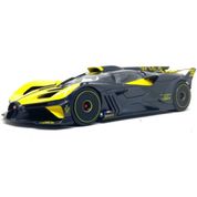 Miniatura Carro Bugatti Bolide Four-Turbo 2020 1/18 Amarelo Bburago 11047