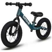 Bicicleta sem Pedal com Assento Ajustável e Pneus Pneumáticos para Crianças de 2 a 6 Anos, Birtech, Verde