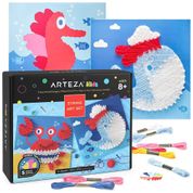 Kit Faça Você Mesmo DIY 5 Projetos da Vida Marinha, Idade Recomendada 6 ou mais, ARTEZA KIDS ARTZ 4093, Azul