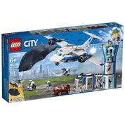 Kit de Construção Base Aérea da Polícia City com 529 Peças, LEGO 6251697, Branco