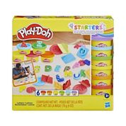 Conjunto De Massinhas Play-doh Moldes De Letras Hasbro E8532