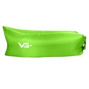 Sofá Puff Air Bag Inflável para Camping Vg+ Verde