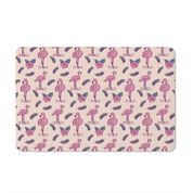 Tapete de Tecido Multiuso 60x40cm - Flamingos