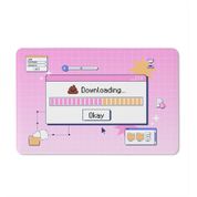 Tapete de Tecido Multiuso 60x40cm - Download Pink Cute
