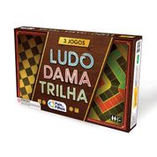 Jogo 3 Em 1 Ludo, Dama E Trilha 2801 Pais E Filhos