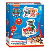 Brinquedo Quebra Cabeça Patrulha Canina Progressivo Nig