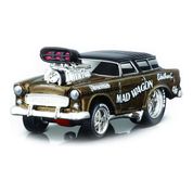 Miniatura Carro Chevrolet Nomad Gasser 1955 Dourado 1/64 Maisto 15557