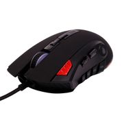 Mouse Gamer Strike Ms315 - Rgb - 12 Botoes - 10.000Dpi Preto