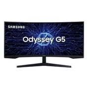 Monitor Gamer Curvo Samsung Odyssey G5 34", 165 Hz, 1ms, Freesync, Hdr10 - Lc34g55twwlmzd