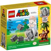 Lego Mario Pacote Expanção Rampi, o Rinoceronte 106 Peças - 71420