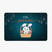 Tapete de Tecido Multiuso - Páscoa - Feliz Páscoa