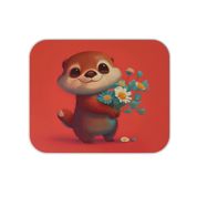 Mouse Pad em Tecido - Cute - Lontra