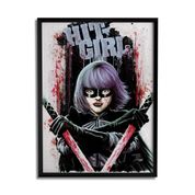 Quadro Decorativo Hit Girl Espadas By Baal's - Beek
