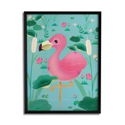 Quadro Decorativo Flamingo By Fe Sponchi - Beek
