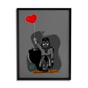 Quadro Decorativo Darth Sozinho By Lua Lins - Beek
