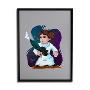 Quadro Decorativo Leia By Lua Lins - Beek