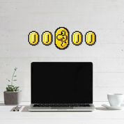 Placa Decorativa Kit moedas 01 - Beek