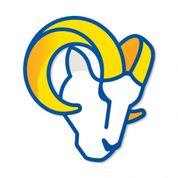 Placa Decorativa Licenciada - Los Angeles Rams