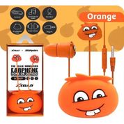 Fone de Ouvido Animado P/ Crianças Jellie Monsters Com Fio 1.2M Laranja Xtrad