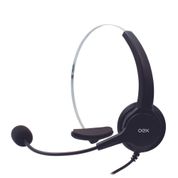 Fone De Ouvido Para Call Center Rj11 Oex Hs101 Preto