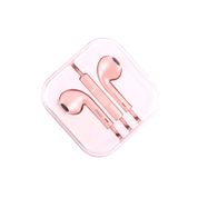 Fone De Ouvido Intra Auricular Com Microfone Oex Colormood Fn204 - Rosa Metalizado