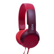 Fone De Ouvido Oex Teen Fluor Hs303 - Vermelho