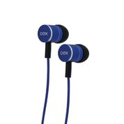 Fone De Ouvido Intra Auricular Com Microfone Oex Fleet Fn404 - Azul