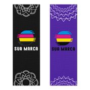Kit 5 Tapetes Ioga/Yoga/ Execícios200x60cm Personalizado