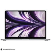 Apple MacBook Air 13" M2 (CPU de 8 núcleos e GPU de 8 núcleos, 8GB RAM , 256 GB SSD) - Cinza Espacial