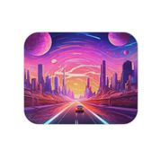 Mouse Pad em Tecido - Cyberpunk - Space Car