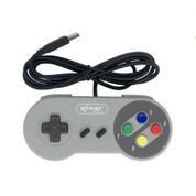 Controle Joystick para PC SNES USB Cinza Knup - KP-3124