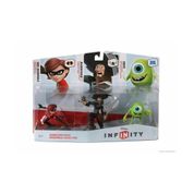 Disney Infinity 3-Pack Sidekicks Mike Barbossa Mrs Incredible