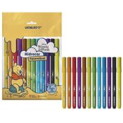 CANETINHA HIDROGRÁFICA URSINHO POOH KIT 12 CORES - LEO&LEO