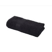 Toalha Rosto Prisma 50x80cm Liso Preto Dohler
